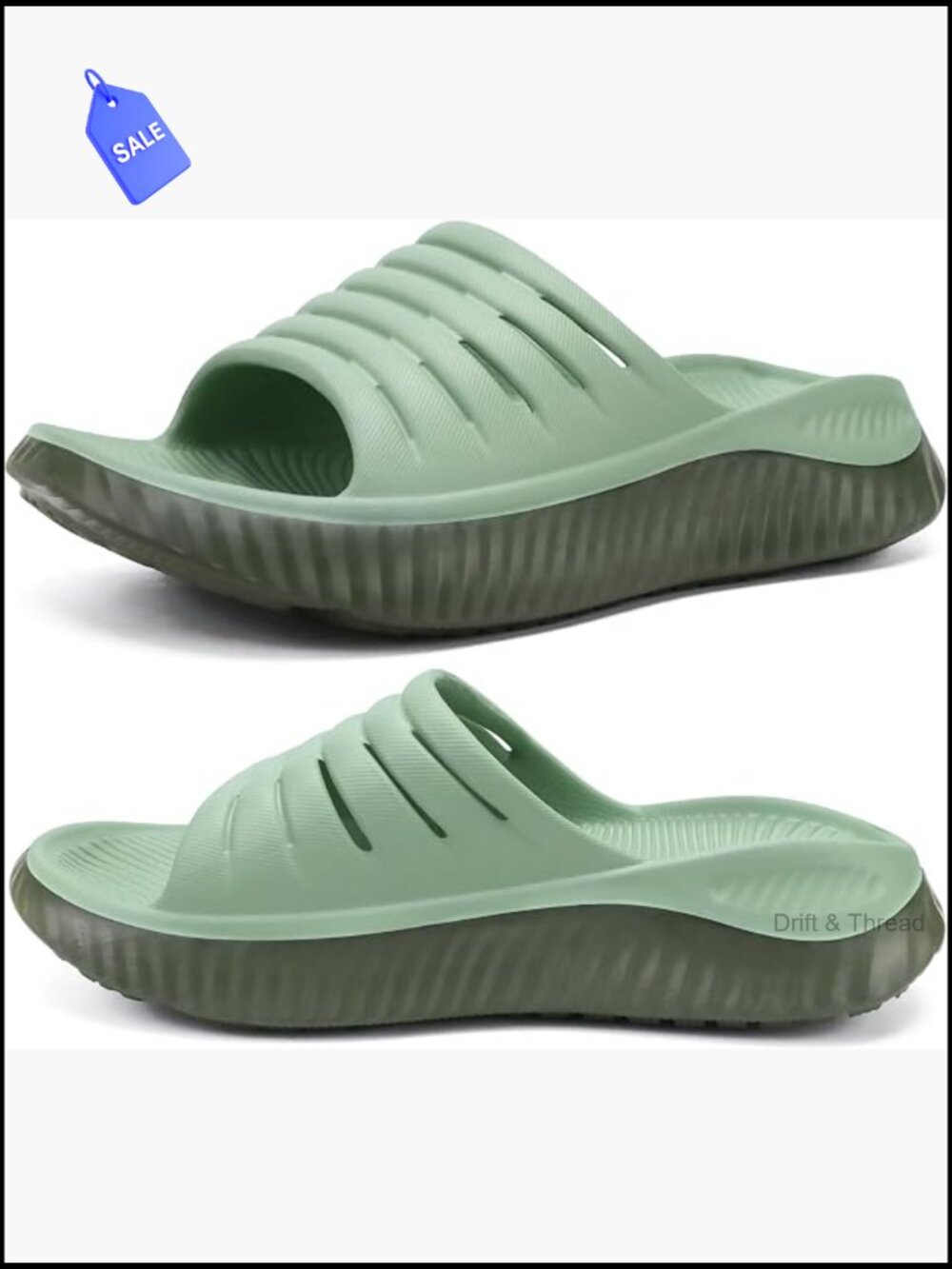 Women's Recovery Sandals With Arch Support Orthotic Open Toe Slides